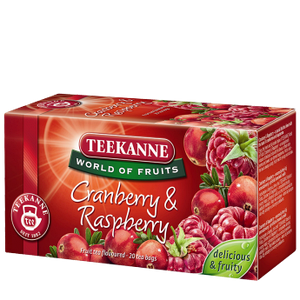 Чай фруктовий Teekanne Журавлина та малина, 20 х 2,25 г