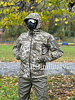 Куртка Softshell на флисе в пикселе Nato