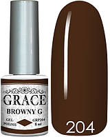 Гель-лак Грейс GRACE GRP204 Browny G 8ml