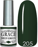 Гель-лак Грейс GRACE GRP205 Deep green 8ml