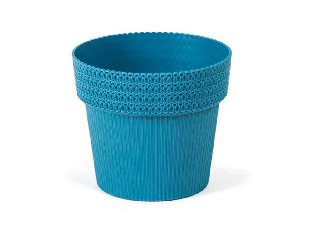 Горщик пластиковий Пола Джампер морський 20 см, фото 1