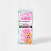 Расчёска для вычёсывания собаки Tangle Teezer Pet Teezer De-shedding & Grooming Mint Pink