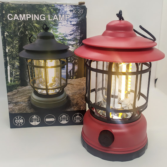Ліхтар для кемпінгу COB CAMPING LAMP K-20