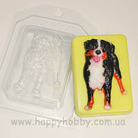 Форма пластиковая для мыла и шоколада "Собака Зенненхунд"