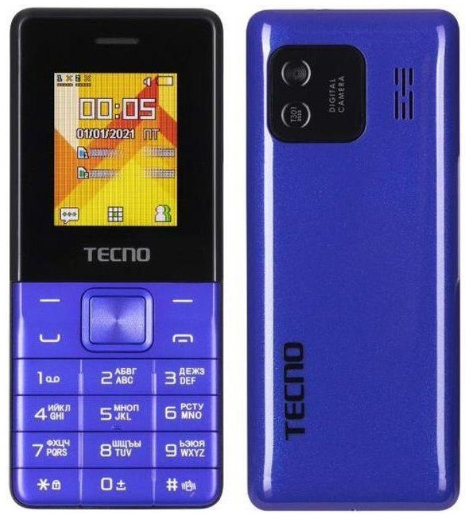 Телефон Tecno T301 2022 Blue UA UCRF