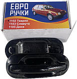 Ручки двері Заз 1102,Таврія зовнішні передні Євро (к-кт 2шт), фото 2