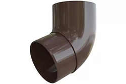 Коліно труби 95/67° Альта-Профіль коричневе