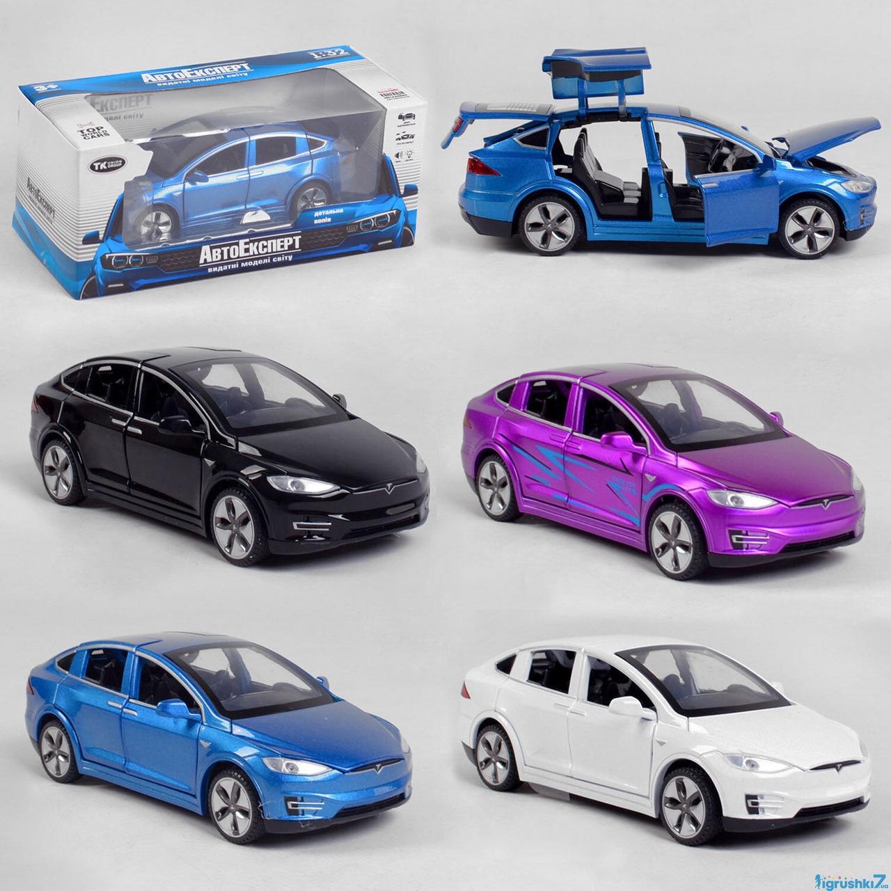 Машинка 42114 W (96/2) "Авто Експерт" 4 кольори, металопластик, 1:32, інерція, світло, звук, відчиня, фото 1