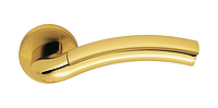 Дверная ручка Colombo Design Milla LC 31, полированная латунь/матовое золото.
