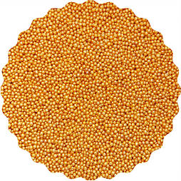 Посипка кондитерська "Кульки нонпарель (золото)" 1 мм, 50 гр.