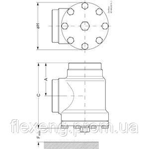 Корпус сетчатого фильтра Danfoss FIA 80 D ANG (148B5905) - фото 3 - id-p1768576577