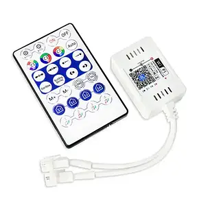 WI-FI контролер з ПУЛЬТОМ для FULL RGB LED стрічки SPI OEM Dream Color HCQ-01 WI-FI, фото 3