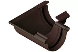 Кут ринви 125 90 градусів 125 Альта-Профіль коричневий