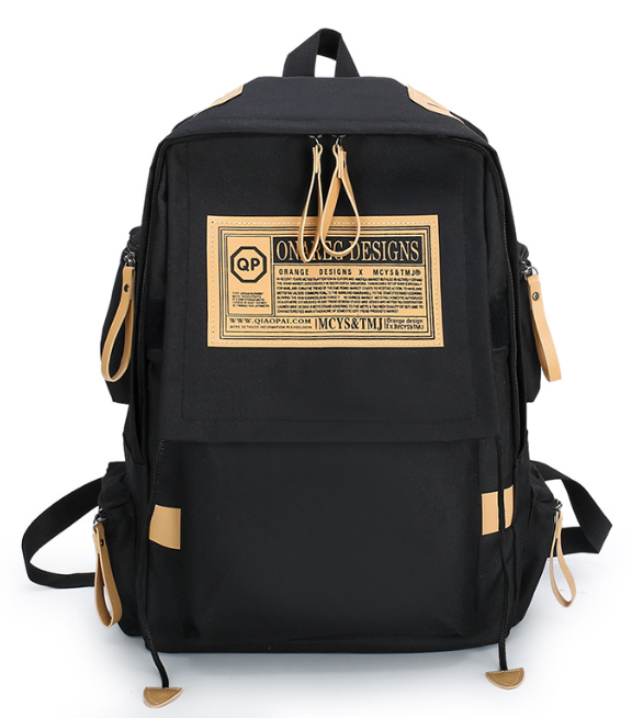 Рюкзак міський стильний з кишенями чорний Onareg, фото 1