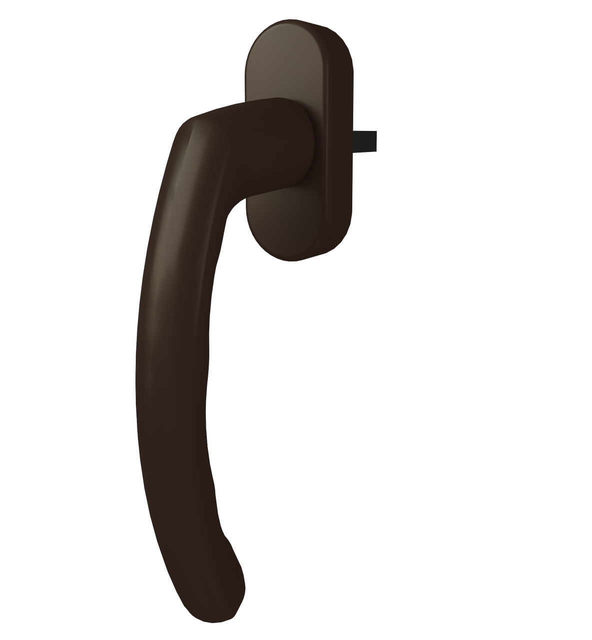 Ручка віконна Antey коричнева алюмінієва штифт 37 мм