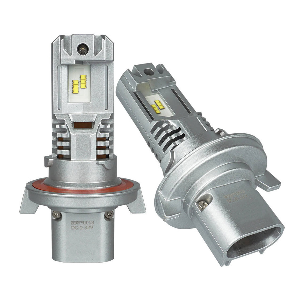 Комплект LED ламп M3 H13 6000-6500 K 9-32 V 27W радіатор з вентилятором (діод ZES)