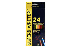 Олівці кольорові акварельні Marco Super Writer 24 кольори