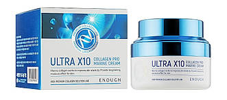 Крем для обличчя Enough Ultra X10 Collagen Pro Marine зволожуючий з колагеном 50 мл