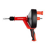 Інструмент для чищення труб, трос 6мм*4м, кручений загострений накінечник INTERTOOL HP-1010, фото 3