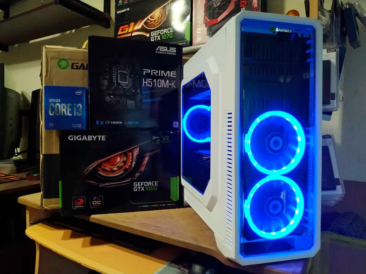 Ігровий комп'ютер Intel Core i3 12100 4.3GHZ, GTX1060 6GB, 16GB DDR4, SSD240, HDD 1TB