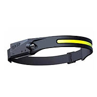 Ліхтар налобний А-WJ-805 3W+COB5W із вбудованим акумулятором 800 mAh.
