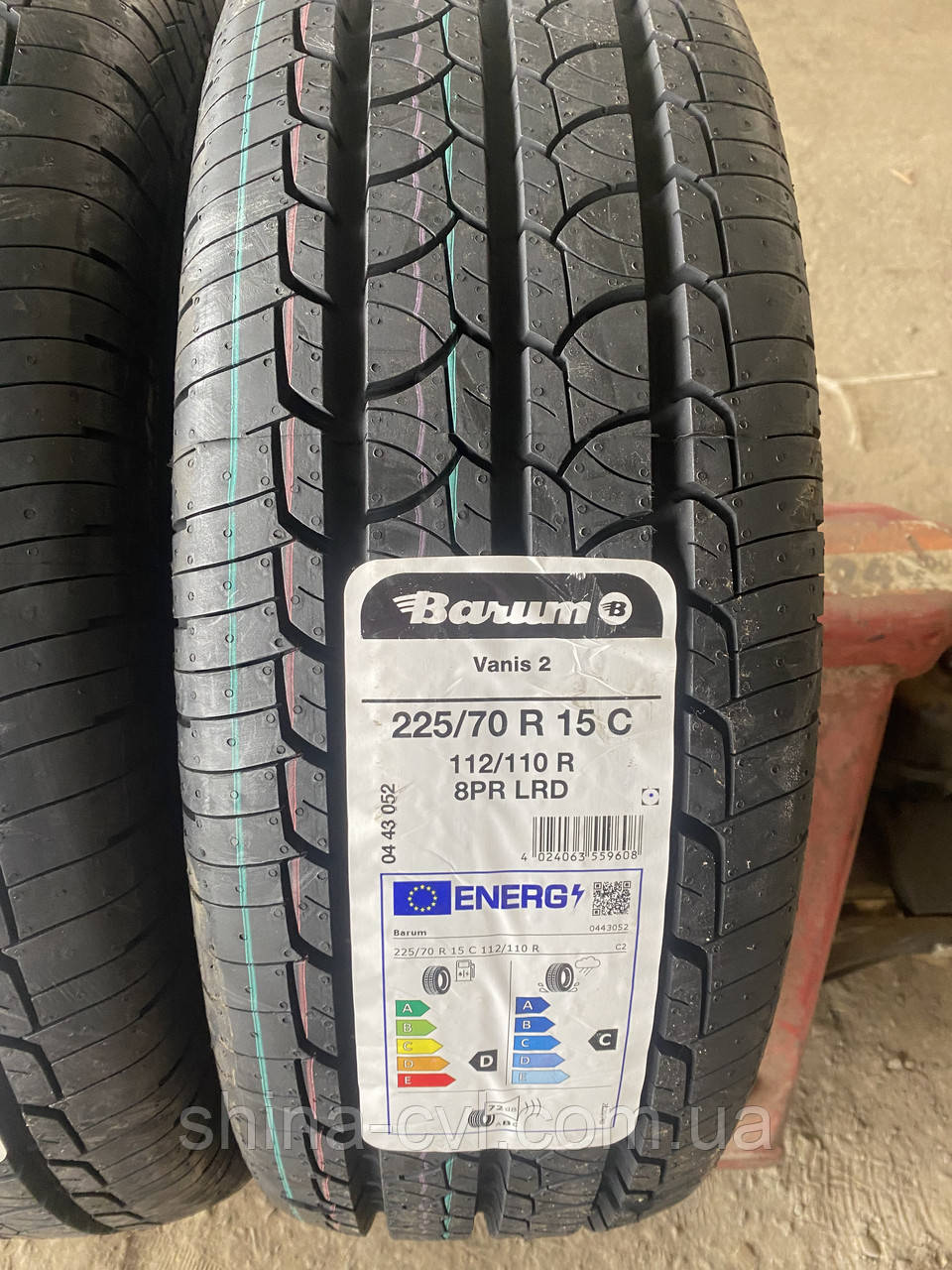 Літні вантажні шини 225/70R15C 8PR 112/110R BARUM VANIS 2