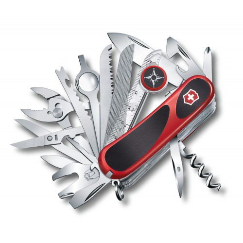 Ніж Victorinox Delemont EvoGrip S54/85 мм Red/black