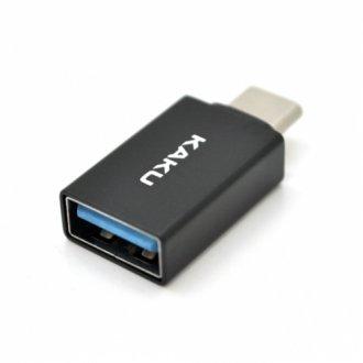 Переходник iKAKU KSC-532 YUNDI Series Type-C(Male) - USB3.0 OTG , Black, Box