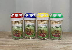 Зубочисткі бамбукові поштучно , 1шт