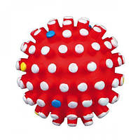 Игрушка для собак Trixie Мяч игольчатый с пищалкой d=6 см (винил, цвета в ассортименте) (4011905034287)