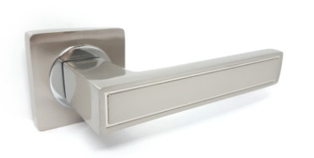 Дверні ручки KEDR HRoz-06.348-AL-SN/CP, фото 1