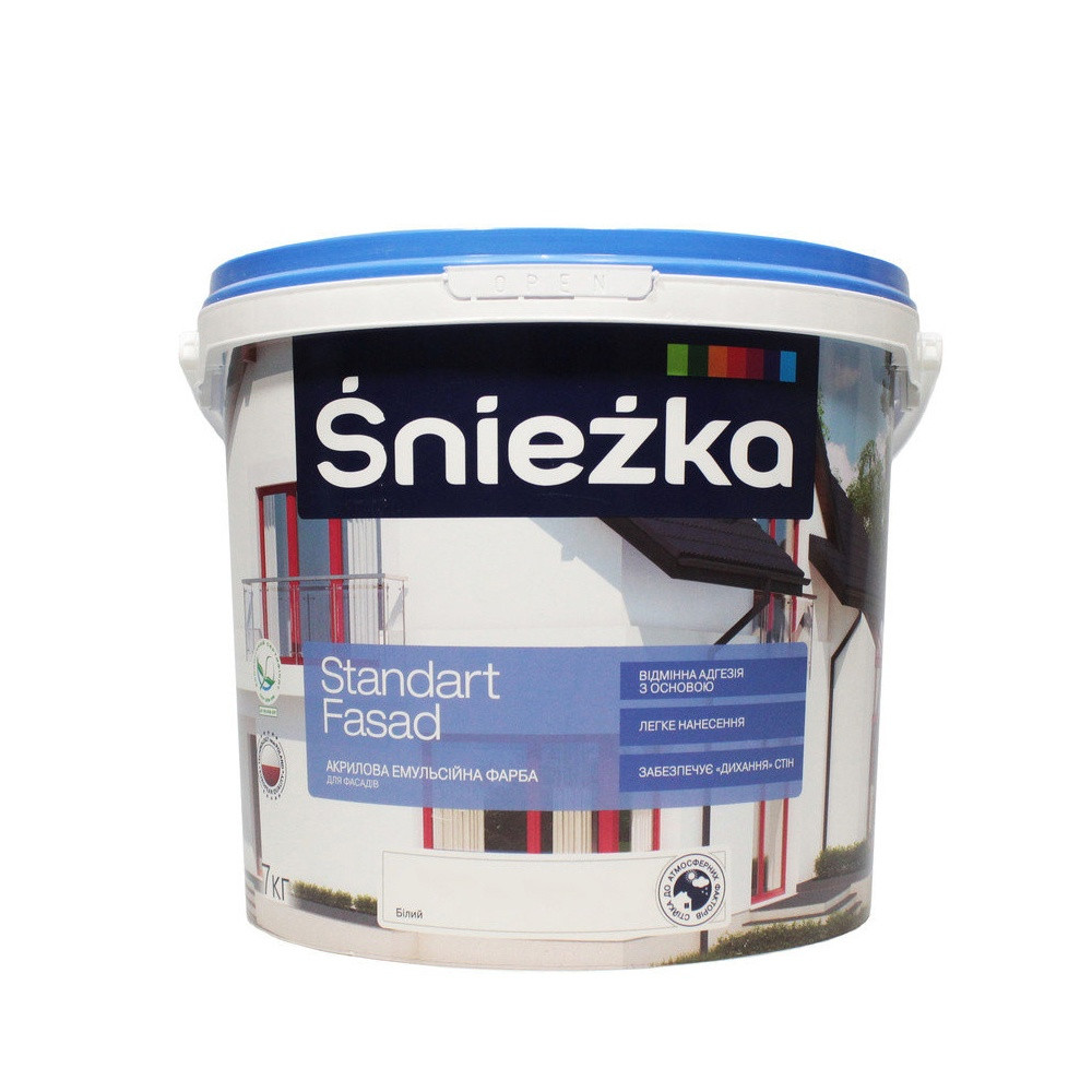 Краска "Sniezka" Стандарт-фасад 5л/7кг (ID#1766013909), цена: 700 ...