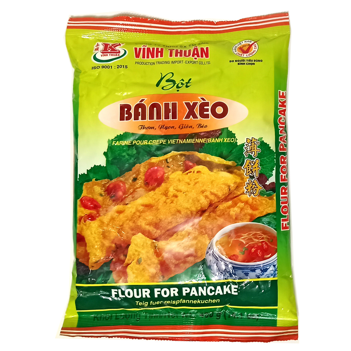 Борошно для в'єтнамських млинців, оладок 400 гр. В'єтнам Vinh thuan