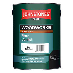 Лак для дерев'яних підлог Johnstone`s Floor Varnish Satin напівматовий 2.5л
