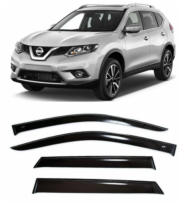 Дефлектори вікон вітровики для Nissan X-Trail / Rogue (T32) 2014- VIP Китай