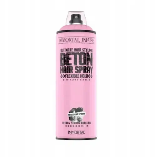 Спрей-лак для фіксації волосся матовий Beton Immortal Infuse 500 ml INF-75