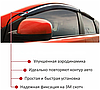 Дефлектори вікон вітровики Nissan Tiida Хечбек 2004-2014 (скотч) (C11), фото 2