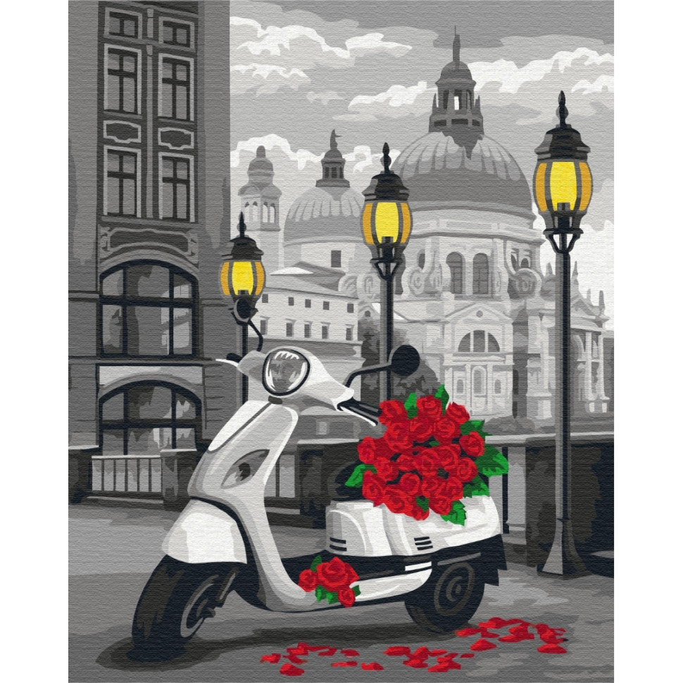 Картина По Номерам "Букет с Доставкой" Brushme BS51624 40х50 См ...