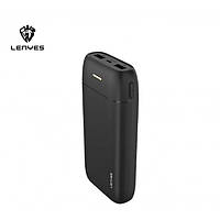 Внешний аккумулятор Power bank Lenyes PX267 20000 Mah батарея зарядка Чёрный