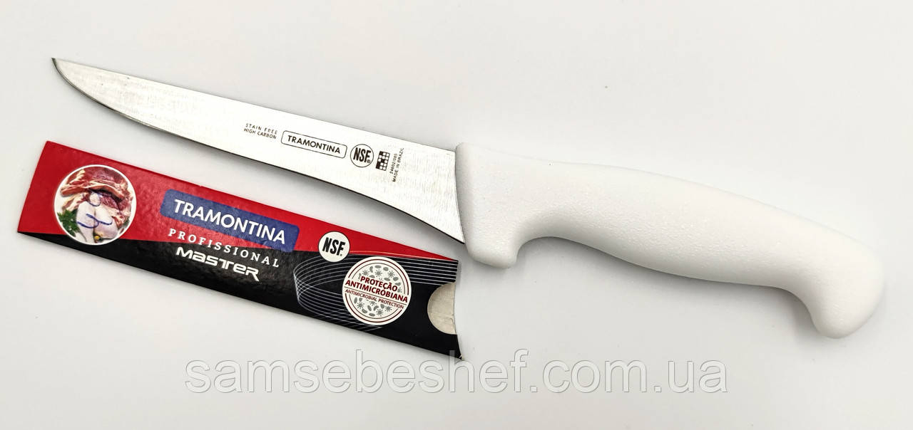 Ніж обвалювальний 137 мм із вигнутим лезом Tramontina Profissional Master 24602/085, фото 1