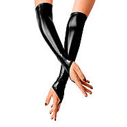 Вінілові мітинки Art of Sex — Lora довгі, розмір M, колір чорний | Puls69, фото 2