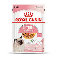 Влажный корм для котят Royal Canin Kitten Jelly 85 г домашняя птица с 2-х месячного возраста