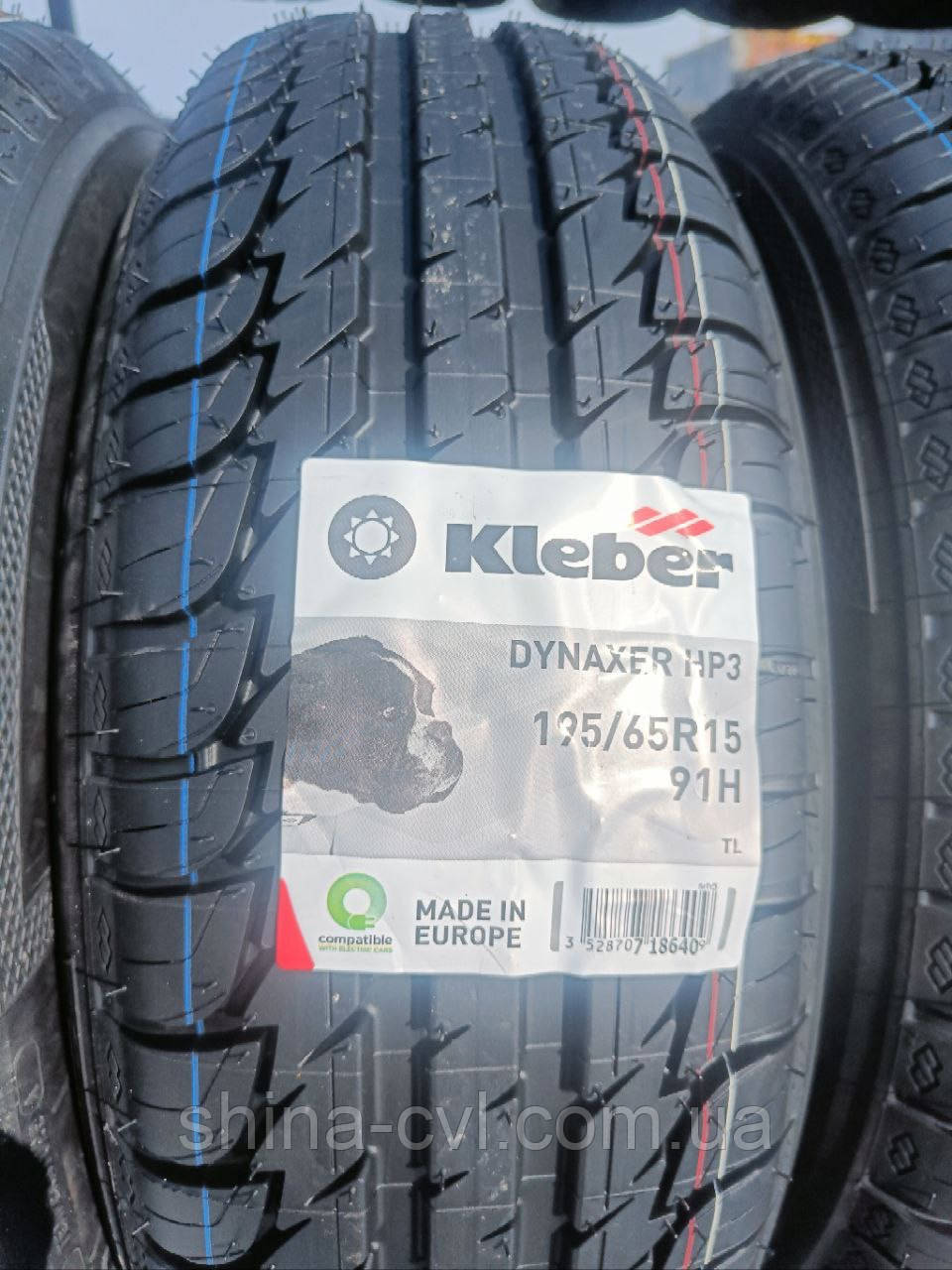 Літні шини 195/65 R15 91H KLEBER DYNAXER HP3