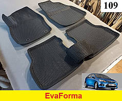 3D килимки EvaForma на Ford Focus 2 '08-11, 3D килимки EVA