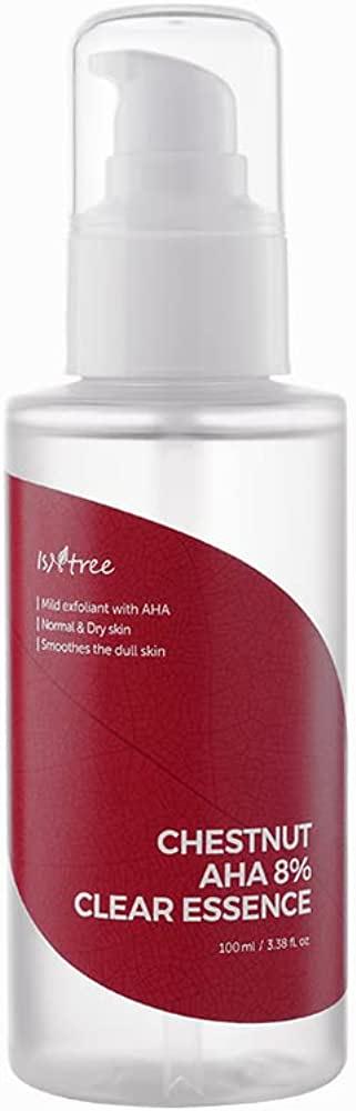 Есенція оновлювальна з АНА-кислотами Isntree Chestnut AHA 8% Clear Essence 100 мл