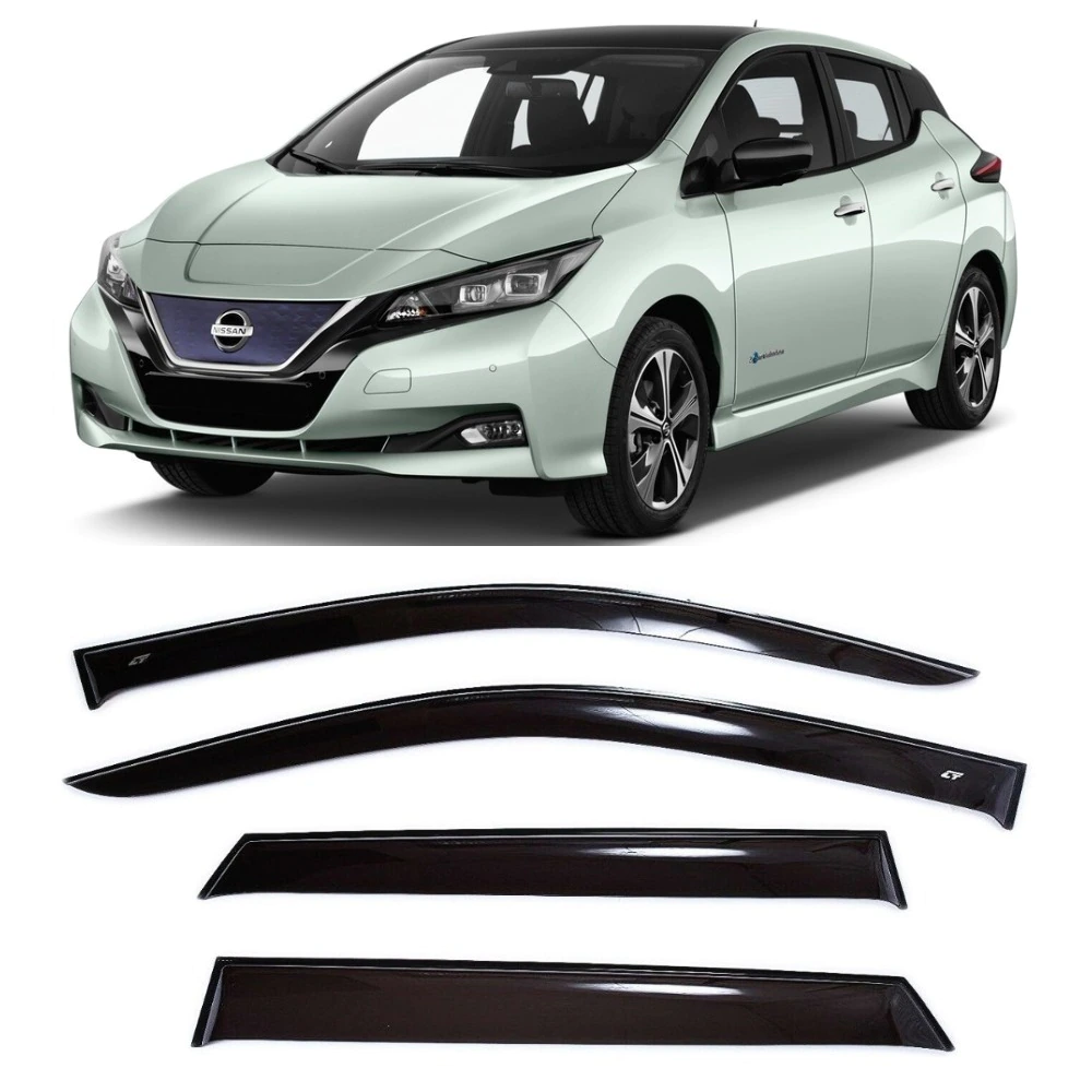 Дефлектори вікон вітровики для Nissan Leaf 2017-Скотч 3M