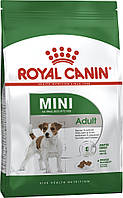 Сухой диетический корм для взрослых собак мелких пород Royal Canin Mini Adult 800 г. Собачий корм Роял Канин