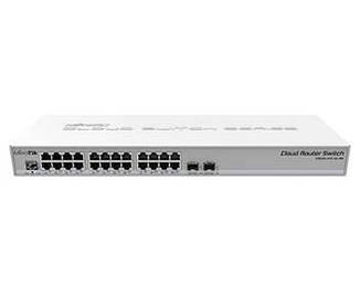 Комутатор MikroTik 24-портовий CRS326-24G-2S+RM