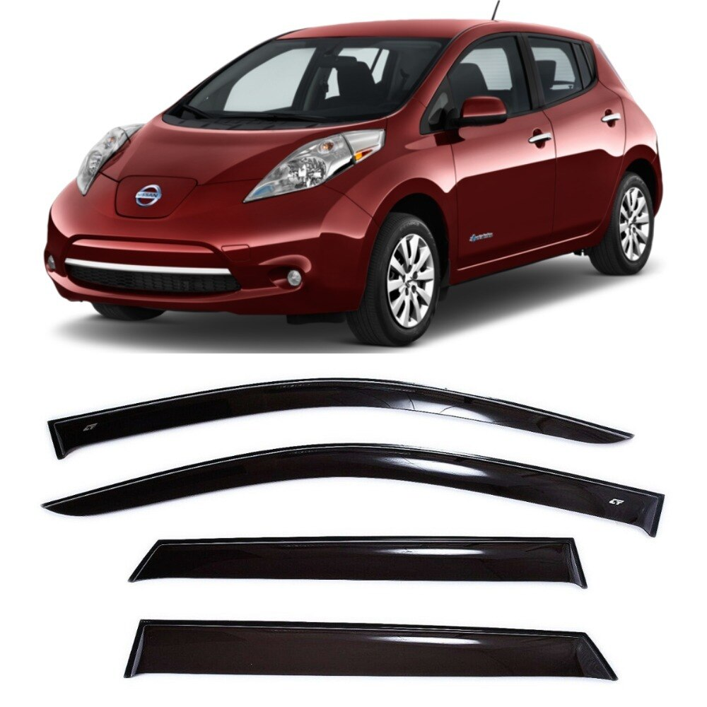 Дефлектори вікон вітровики для Nissan Leaf 2010-2017 (скотч) Скотч 3M, фото 1