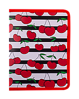 Папка на блискавці В5 Cherry червоний